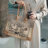 TZF-XJJNBD211016新款时尚优雅气质大容量帆布手提单肩托特包 商品缩略图3