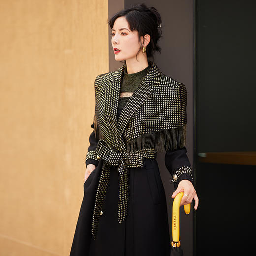 1202020 鎏金岁月 大衣 披肩可拆卸 雾境 商品图1