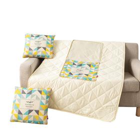 芳恩数码印花亚麻抱枕被FN-R742