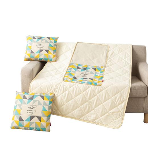 芳恩数码印花亚麻抱枕被FN-R742 商品图0