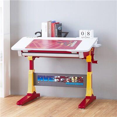 幸福果 迪士尼钢铁侠联名款儿童学习桌90*73cm 含书架&儿童坐椅套装 商品图1