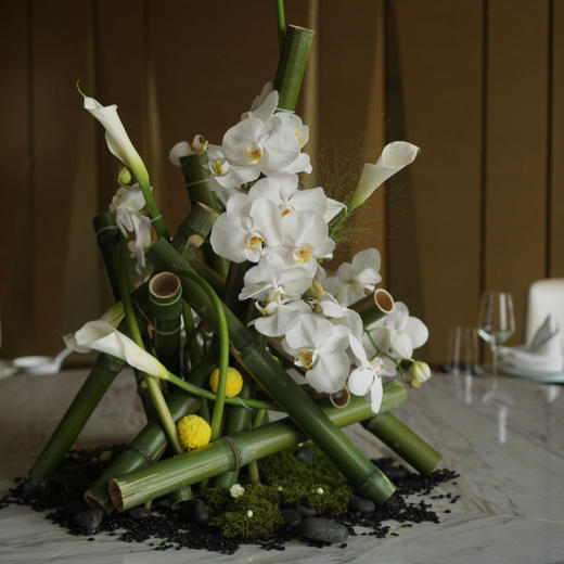 《节节高升》 圆桌桌花设计 商品图0