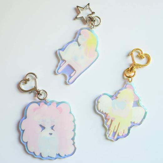 CandyMoon『钻石渐变钥匙扣』 商品图0