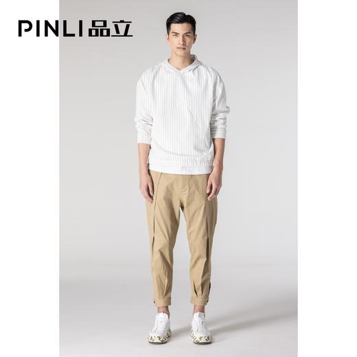 PINLI品立春季新款男装修身小脚休闲哈伦九分裤潮B201117068 商品图8
