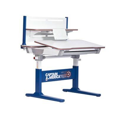 幸福果 迪士尼美国队长联名款儿童学习桌90*73cm 含书架&儿童坐椅套装 商品图0