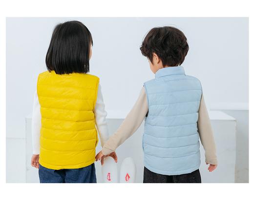 胖胖象儿童轻薄款羽绒服马甲 商品图4