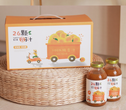 新疆26颗杏子汁300ML/瓶*8【100%纯杏汁】