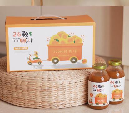 新疆26颗杏子汁300ML/瓶*8【100%纯杏汁】 商品图0