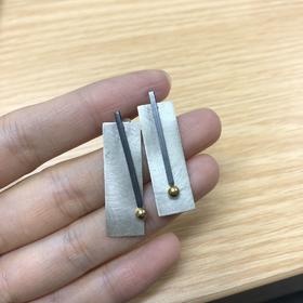 北京仓｜Kiss the Frog-晃动的火柴-耳环（微瑕）［希腊设计师］