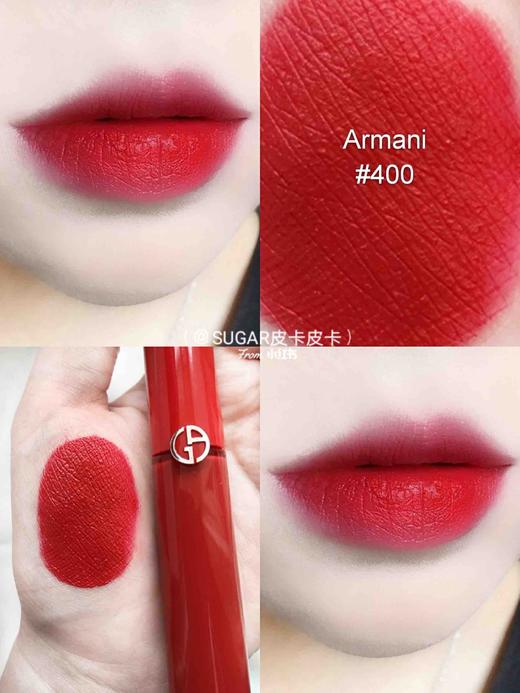 专柜400 阿玛尼红管200# 201# 206# 208# 214# 215# 216# 405# 400# 415#唇釉丝绒哑光 商品图3