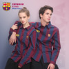 巴塞罗那俱乐部商品丨新款球迷红蓝条纹纯棉衬衣休闲衬衫外套男女 商品缩略图1