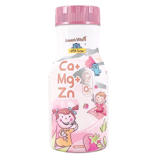 美国VITA Grow 亚美唯他 Ameri vita 儿童钙镁锌 180mlXHR 商品图2