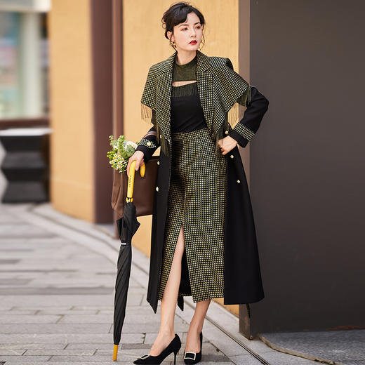 1202020 鎏金岁月 大衣 披肩可拆卸 雾境 商品图3