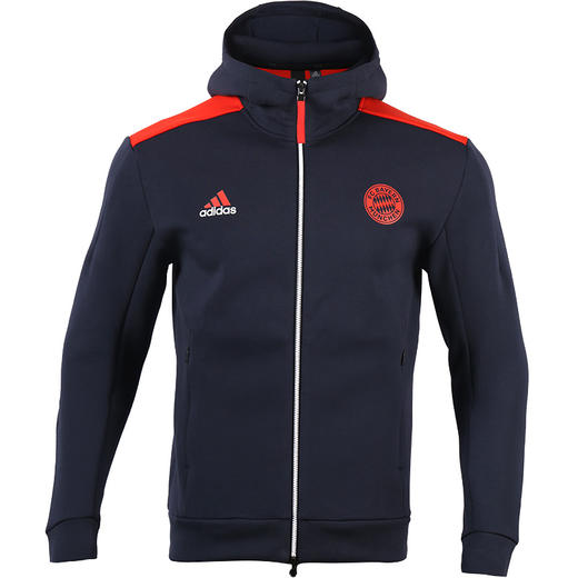 ADIDAS/阿迪达斯 FCB ZNE 拜仁慕尼黑足球连帽夹克GT7084 商品图4