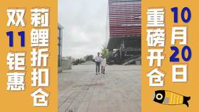 【莉鲤折扣仓 双11钜惠】10月20日重磅开仓