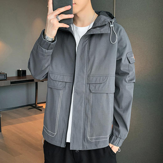 【服饰鞋包】新款秋季男士工装外套潮牌春秋夹克韩版潮流ins百搭秋装上衣L 商品图0