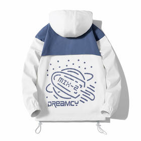 【服饰鞋包】春秋季新款男士夹克宽松潮流港风星球外套男青少年情侣上衣