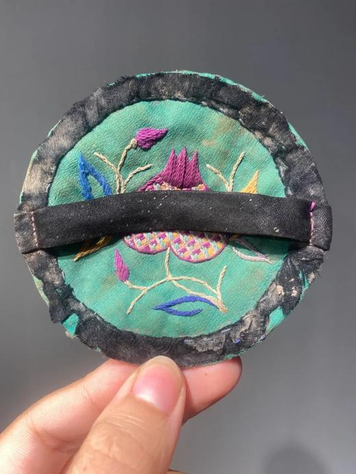 锡质圆饼式老朴粉盒，顺丰包邮 商品图1