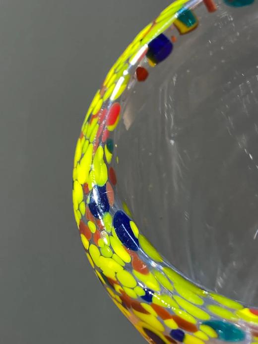 点彩口沿透明玻璃水杯，顺丰包邮 商品图2