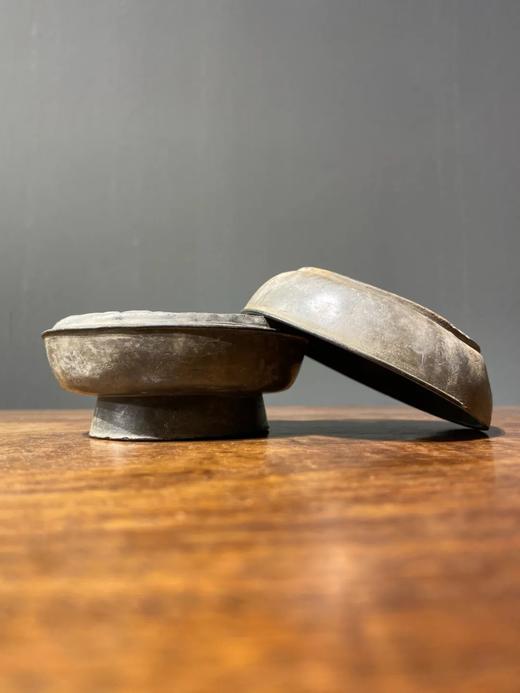 锡质圆饼式老朴粉盒，顺丰包邮 商品图9