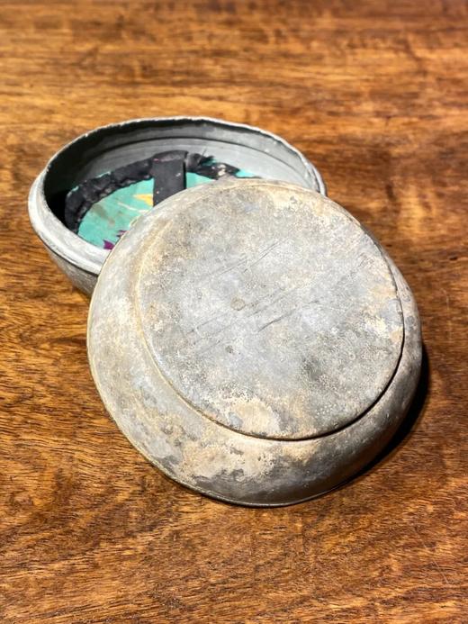 锡质圆饼式老朴粉盒，顺丰包邮 商品图10