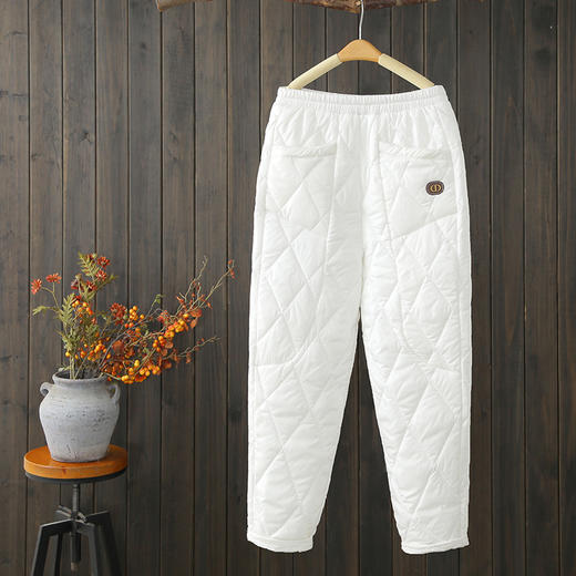 棉裤外穿女秋冬大码宽松加厚外穿轻薄保暖直筒夹棉哈伦裤  ZQ-GRM853 商品图4