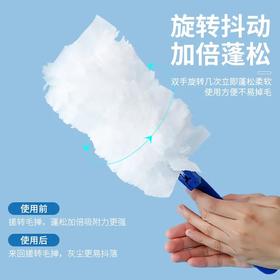 【爆款超低价预售 急单慎拍】静电除尘鸡毛掸子可替换伸缩不掉毛家用扫灰打扫卫生工具清洁神器