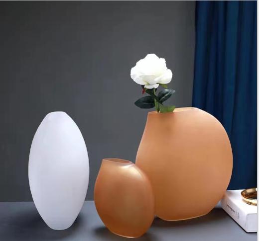 欧式蒙砂扁圆现代网红软装装饰摆件--大鸭嘴 商品图0