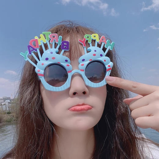 网红爆款生日庆祝眼镜 商品图0