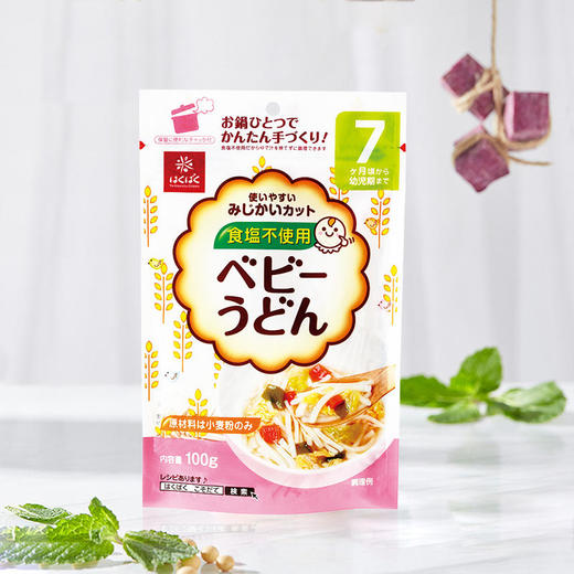 Hakubaku合康贝谷（黄金大地）细碎乌冬面100克/包 商品图3