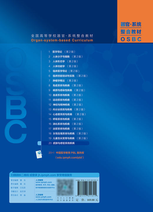 皮肤与感官系统疾病 全国高等学校器官·系统整合教材 供临床医学及相关专业用 沈晔 张福仁 刘争 主编9787117311311 商品图3