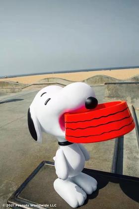 叼饭盆的史努比 1000%