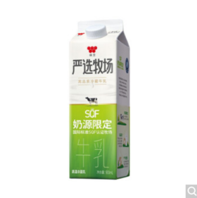 味全 严选牧场 高品质鲜牛奶 900ml 低温冷藏鲜牛奶牛乳