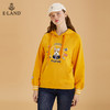 ELAND休闲宽松连帽柯基长袖加绒卫衣EEMTB4TC3C 商品缩略图0