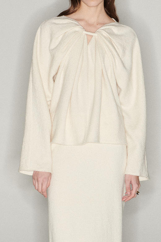 Viktoria Chan |  AW2149 Allie wool sweater  [长袖上衣 白]【HOLIDAY】 商品图3