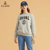 ELAND宽松圆领柯基徽章字母印花纯色卫衣EEMTB4TQ2N 商品缩略图0