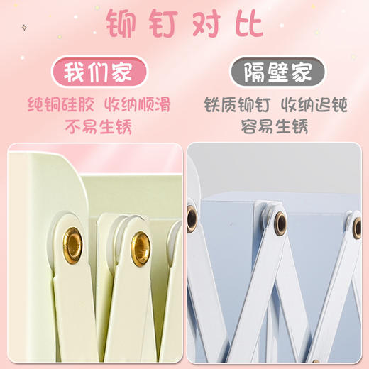 甄选 | 【励志文字伸缩书架】书立未来可期加大加厚书架独立分隔可伸缩书立架 商品图3