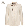 ELAND甜美复古宫廷感木耳领口泡泡袖衬衫EEYWB4TC2M 商品缩略图4