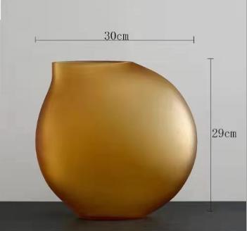 欧式蒙砂扁圆现代网红软装装饰摆件--大鸭嘴 商品图2