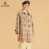 ELAND简约翻领牛角扣羊毛大衣EEJWB4TC3M 商品缩略图0