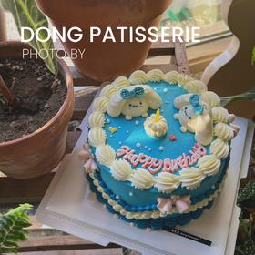 INS复古 玉桂狗·奶油霜蛋糕