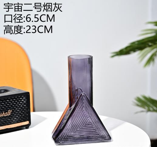 现代简约透明小口玻璃花瓶--宇宙系列 商品图6