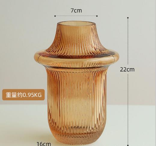 现代简约透明小口玻璃花瓶--宇宙系列 商品图2