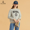 ELAND宽松圆领柯基徽章字母印花纯色卫衣EEMTB4TQ2N 商品缩略图4