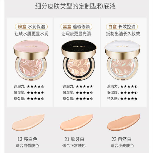 【秒杀福利】爱敬气垫BB霜新款age20s【内芯14g*2个】【郑州发】C 商品图1