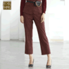 宗洋zongyang女装2021秋季格子休闲裤女士裤子西裤BQK2CK7664-63 商品缩略图0