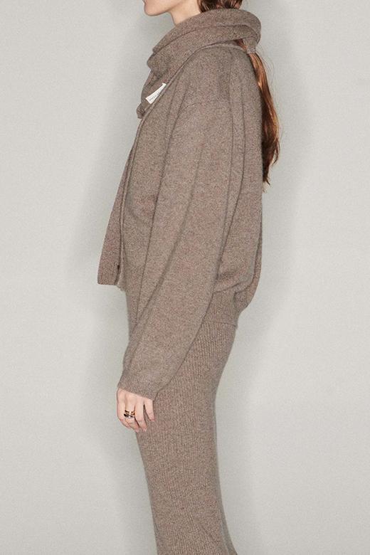 Viktoria Chan | AW2130 Dana cashmere dress [羊绒吊带连衣裙 棕] 商品图2