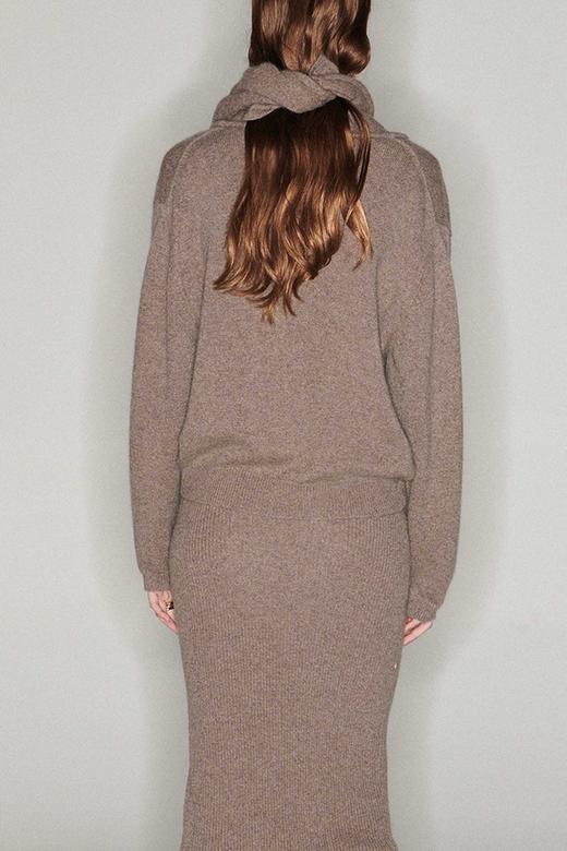 Viktoria Chan | AW2130 Dana cashmere dress [羊绒吊带连衣裙 棕] 商品图3