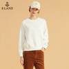 ELAND宽松简约圆领徽章纯色长袖卫衣EEMTB4TC7M 商品缩略图0