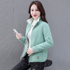 LJ-8696 双面穿摇粒绒外套女秋冬装2021新款时尚立领中老年妈妈保暖抓绒衣 商品缩略图4